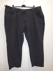 (U44) Ulla Popken Jeans schwarz 724671 10