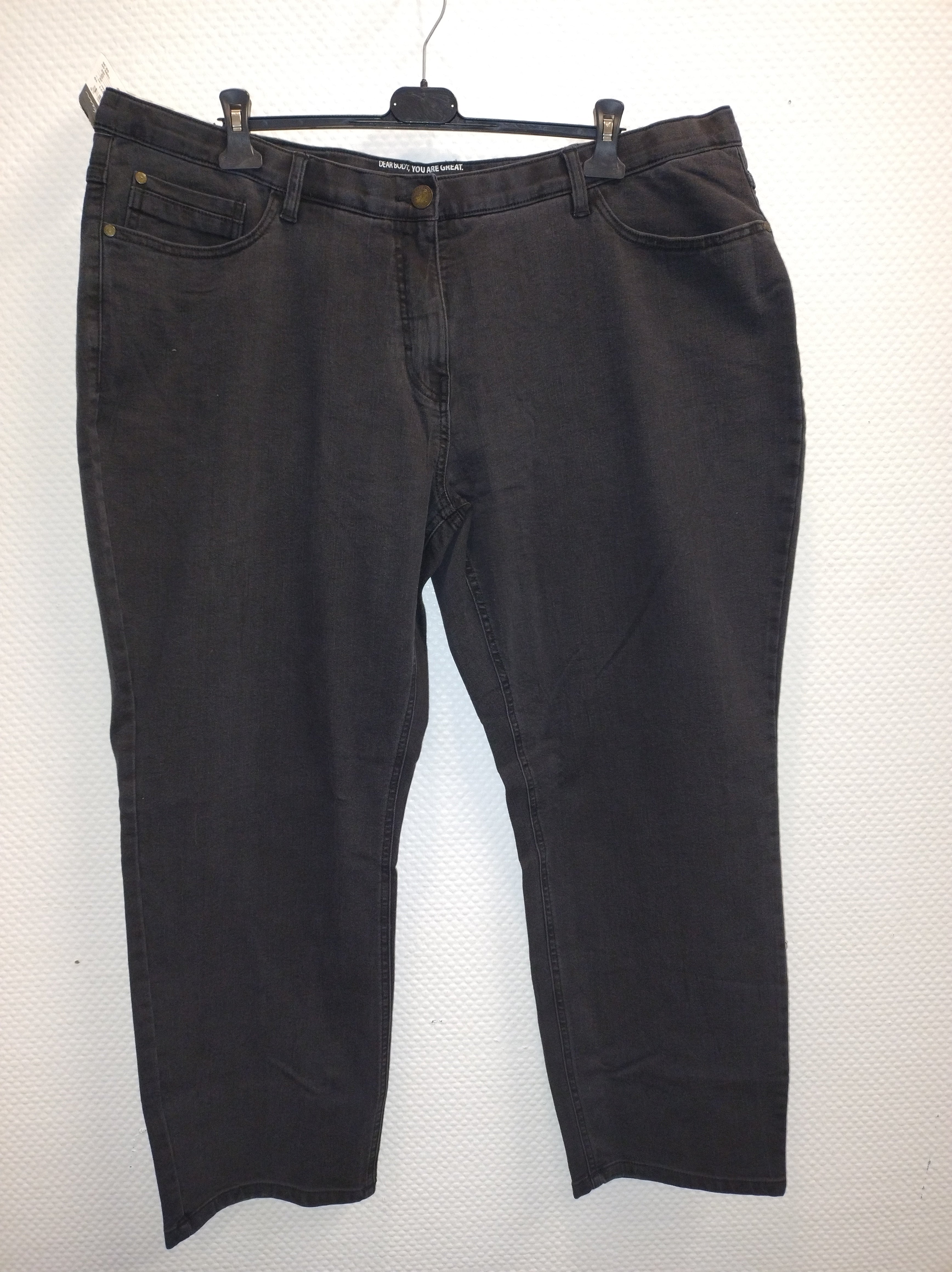 (U44) Ulla Popken Jeans schwarz 724671 10
