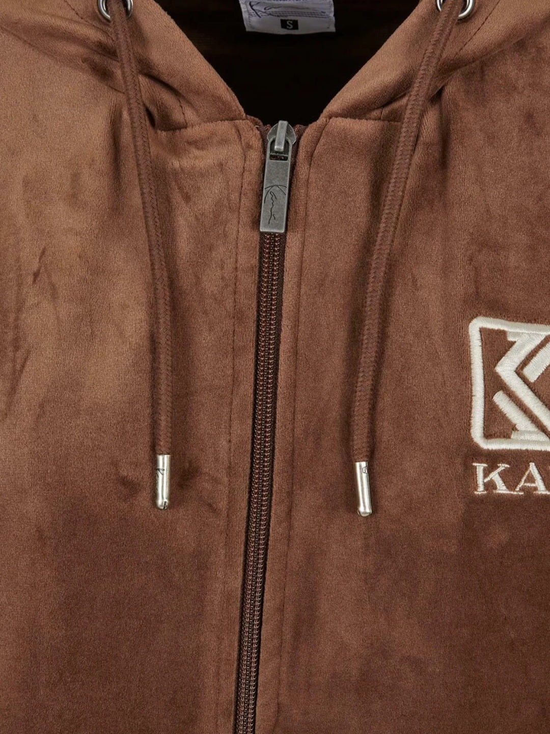 (A9) Karl Kani Sweatjacke samt braun