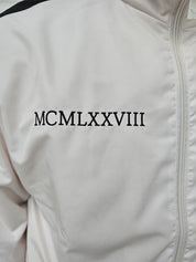 Original UVP 280€ Carlo Colucci  Jogging Anzug creme schwarz Farbspritzer