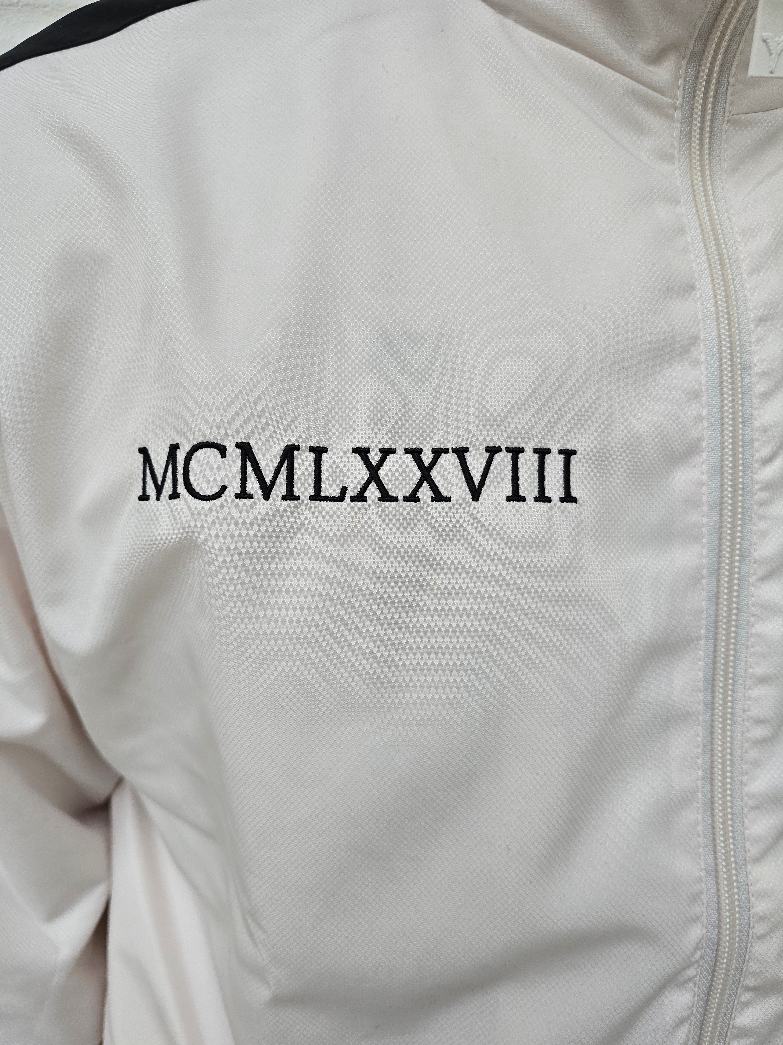 Original UVP 280€ Carlo Colucci  Jogging Anzug creme schwarz Farbspritzer