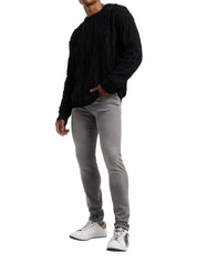 Carlo Colucci 3D Strickpullover Pullover schwarz C10006 COL 20 (62)