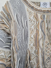 (100) Carlo Colucci 3d Strickpullover C12501 Col 561 beige