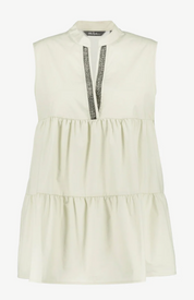 (U24) Ulla Popken Bluse hellbeige 804448 150