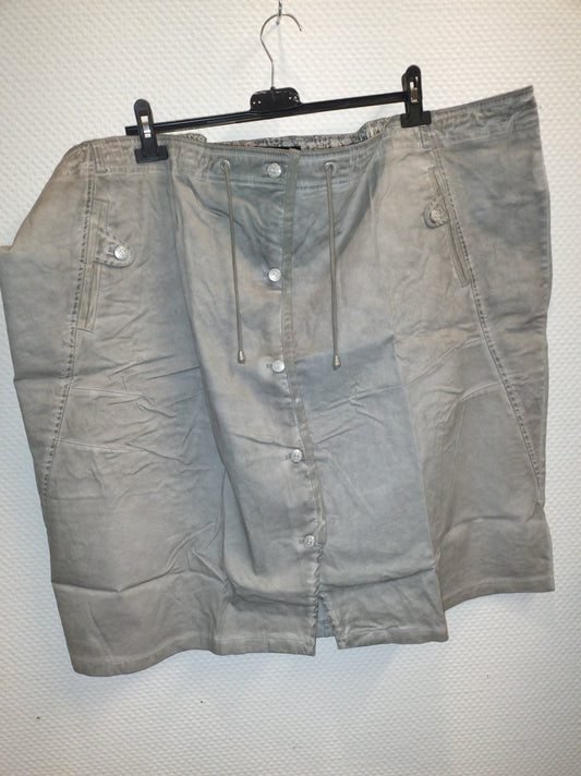 (39) Ulla Popken Rock grau 710405 15