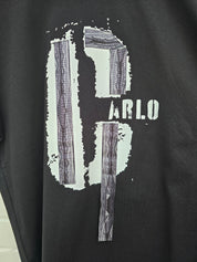 Carlo Colucci Tshirt schwarz / grau Großes C Brust