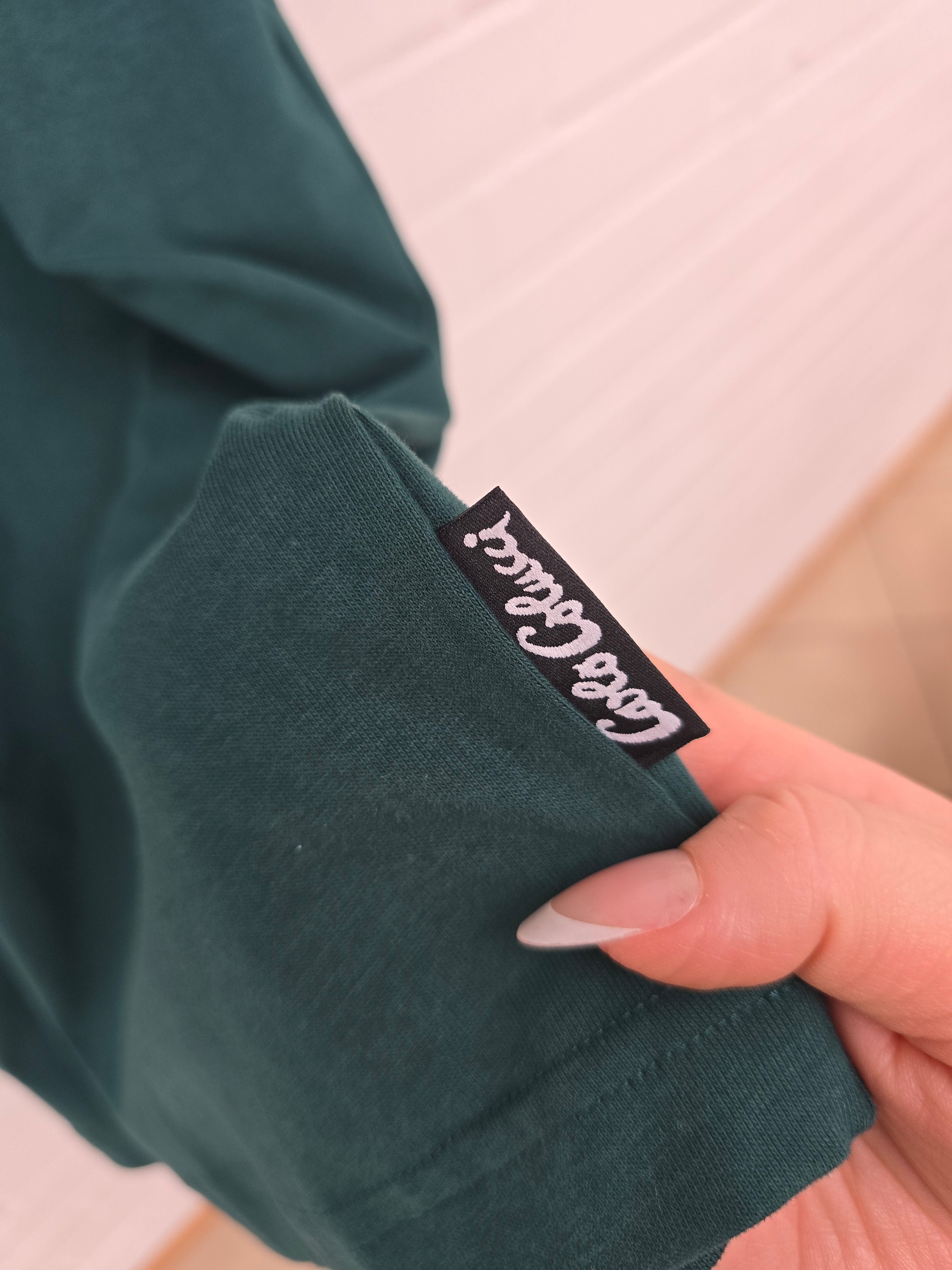 (Stange2) Carlo Colucci Poloshirt dunkelgrün Gr L