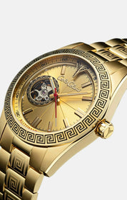 Nr13 Carlo Colucci Armbanduhr gold Metallarmband Automatik  + 2 Jahre Herstellergarantie
