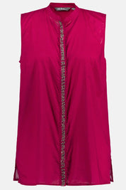 (U9) Ulla Popken Bluse Dunkel Lila 808799 820