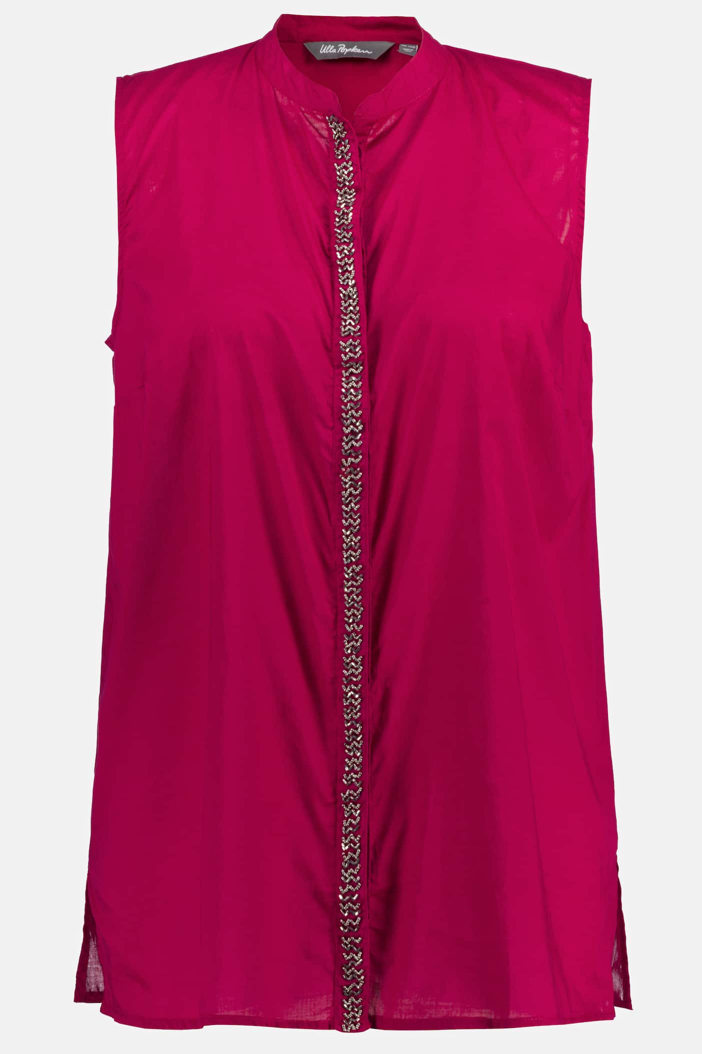 (U9) Ulla Popken Bluse Dunkel Lila 808799 820