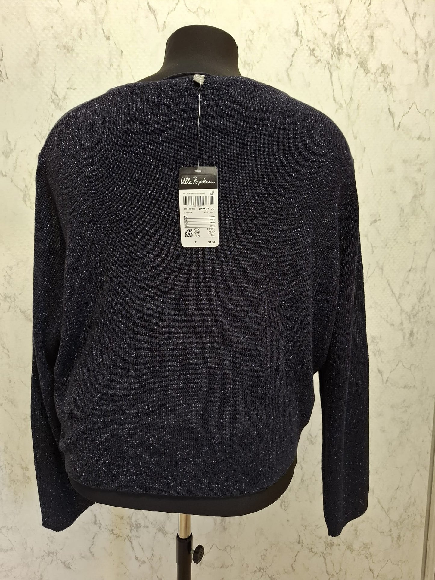 (U7) Ulla Popken balero dunkel blau 727187 70