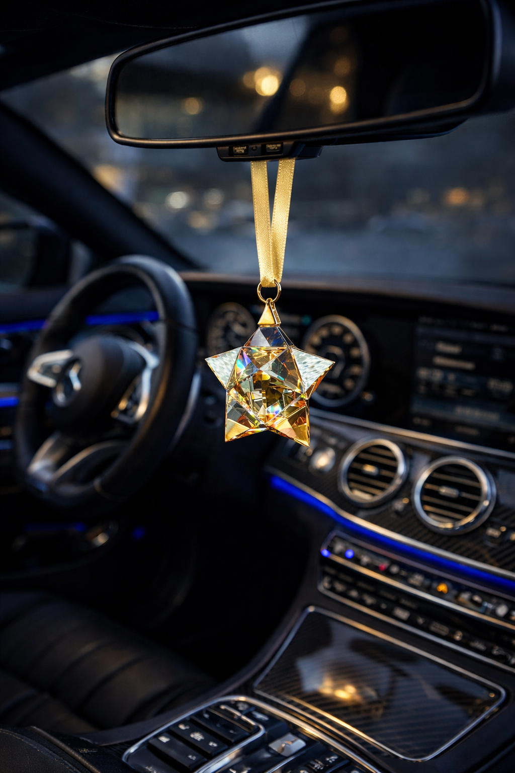 SWAROVSKI Aufhängedeko Auto  Star Gold Luxus Anhänger (5223596)