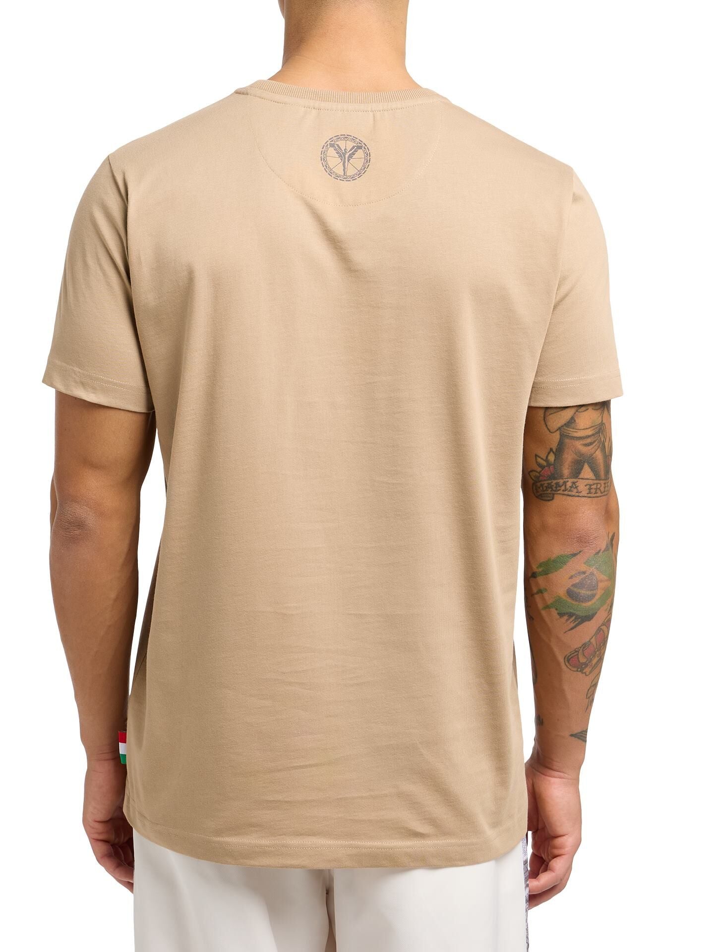 (24) Carlo Colucci TShirt beige C2440 56