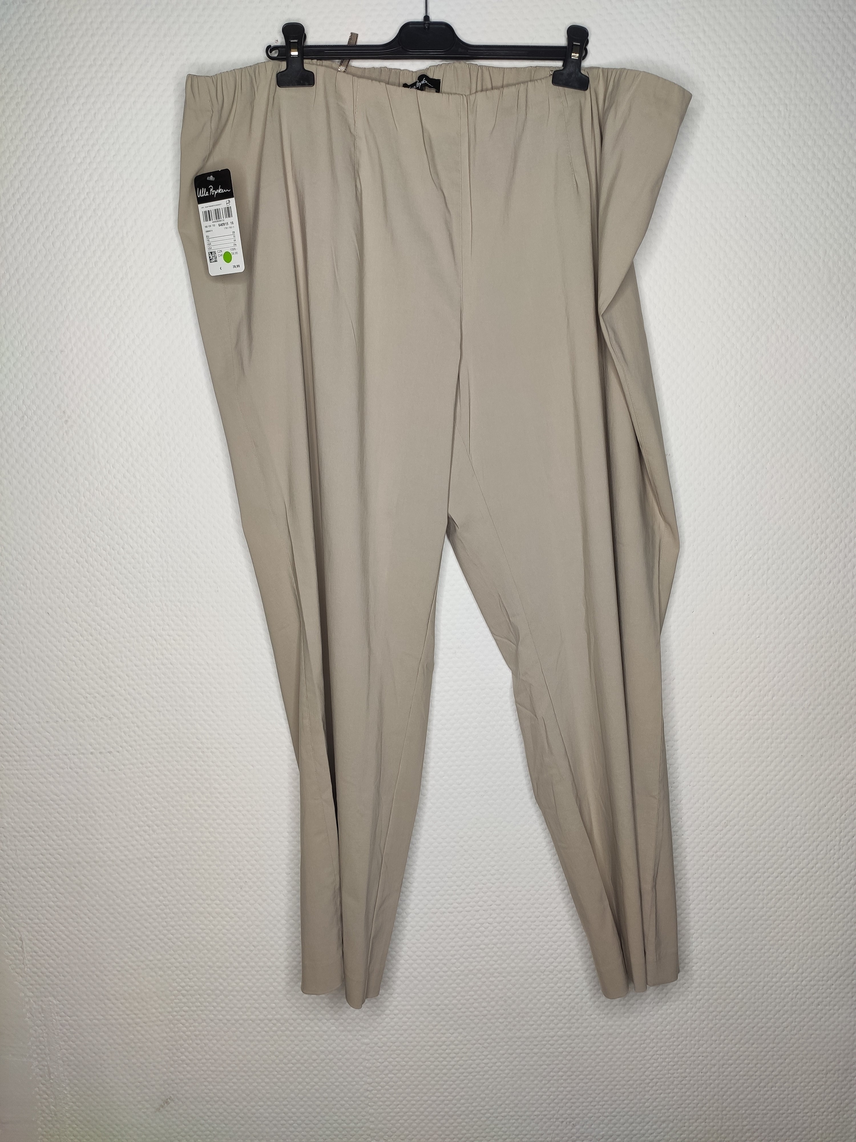 (U18) Ulla Popken Hose beige 640915 16