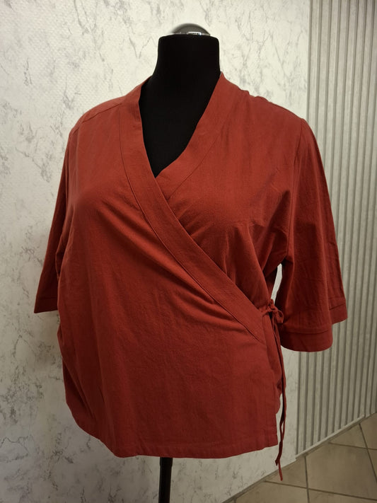(U1) Ulla Popken Kimono Terrakotta 804152 676