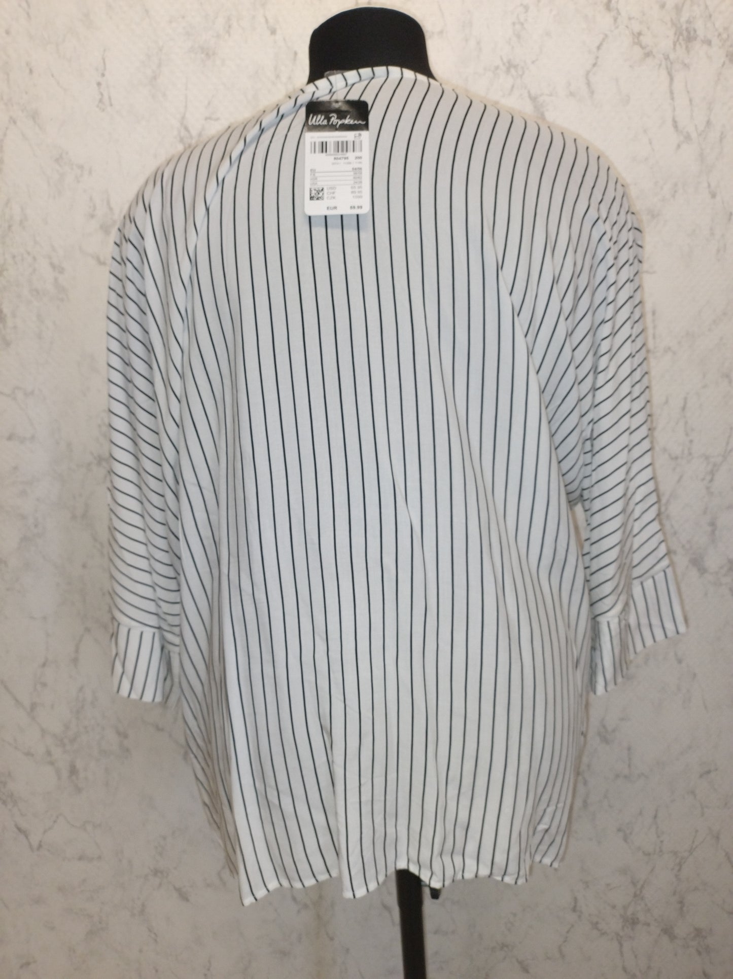 (U4) Ulla Popken Bluse gestreift 804795 200
