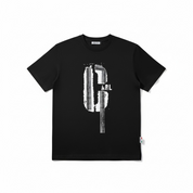 Carlo Colucci Tshirt schwarz / grau Großes C Brust