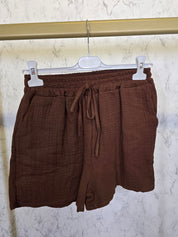 Short Musselin Sommer luftig