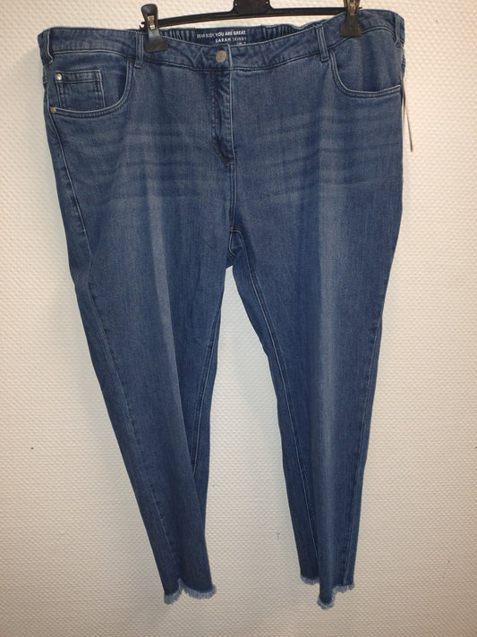 (U6) Ulla popken Jeans mit Schrift 806381 902