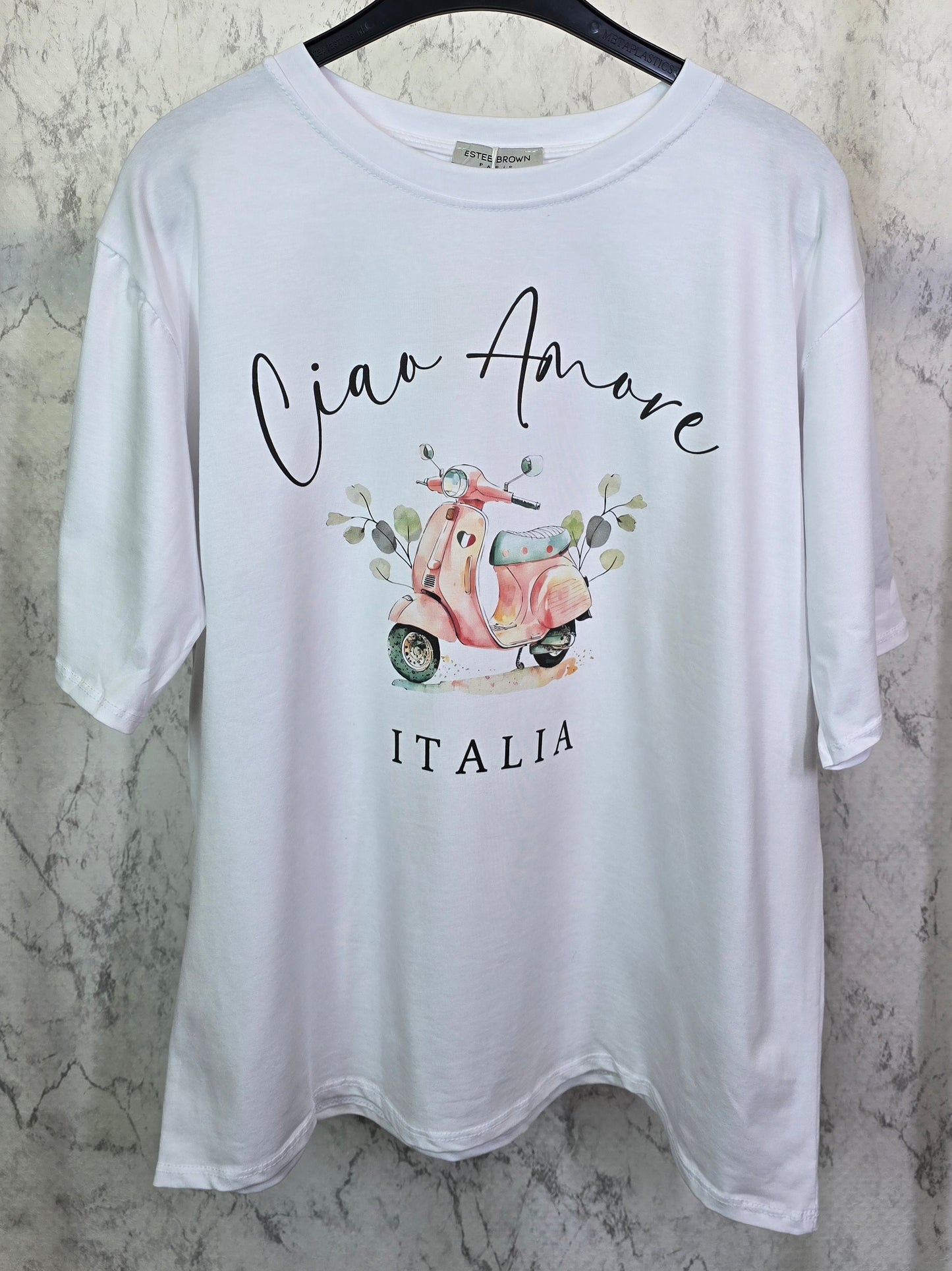Ciao Amore Italia Tshirt weiß