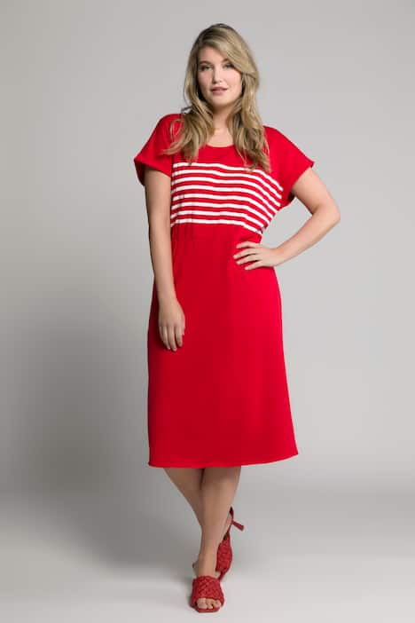 (U2) Ulla Popken Kleid Rot 803945 530