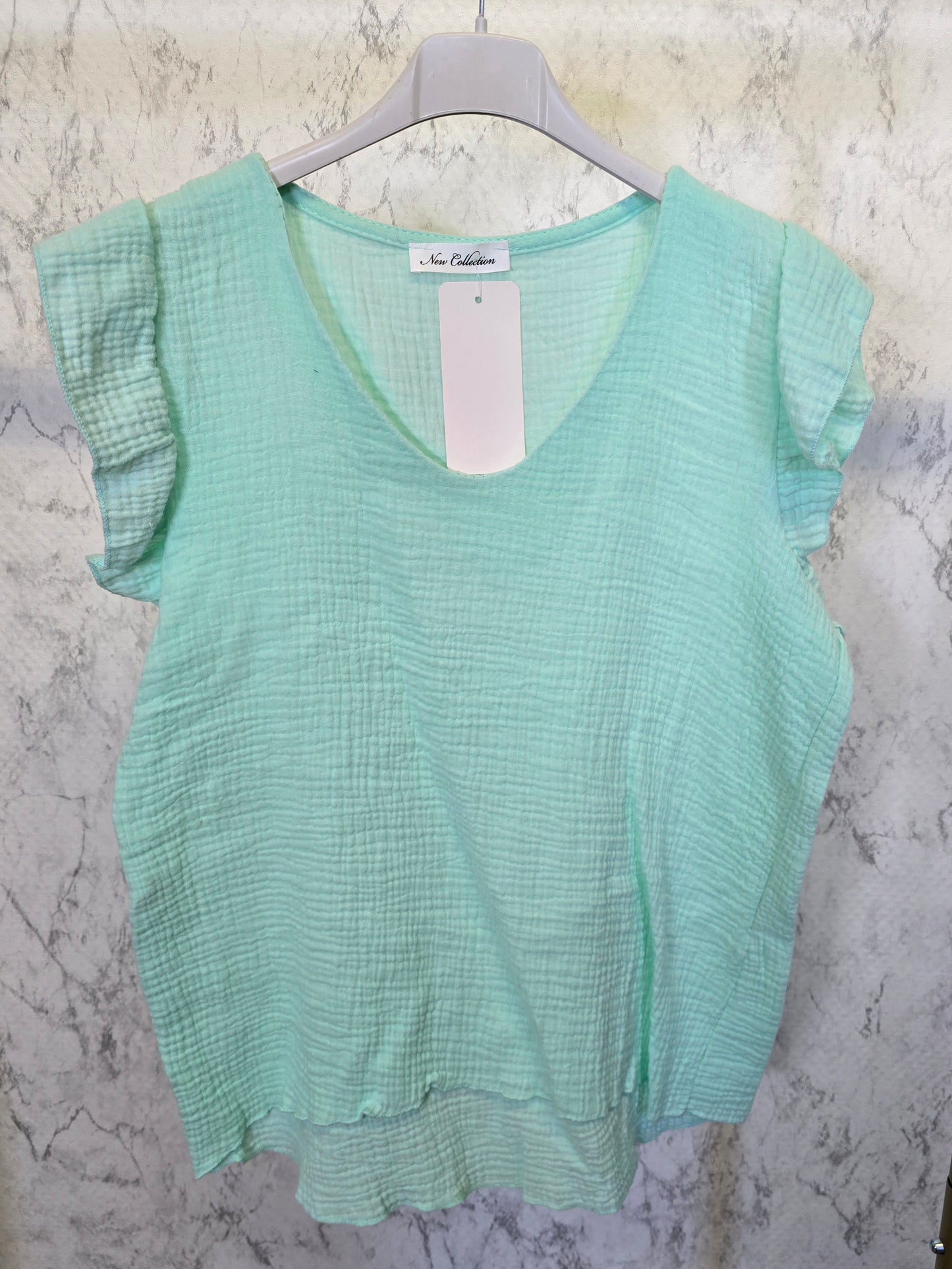 Musselin Bluse Baumwolle Sommer leicht