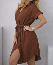 Musselin Kleid Baumwolle Sommer Unterknie lang
