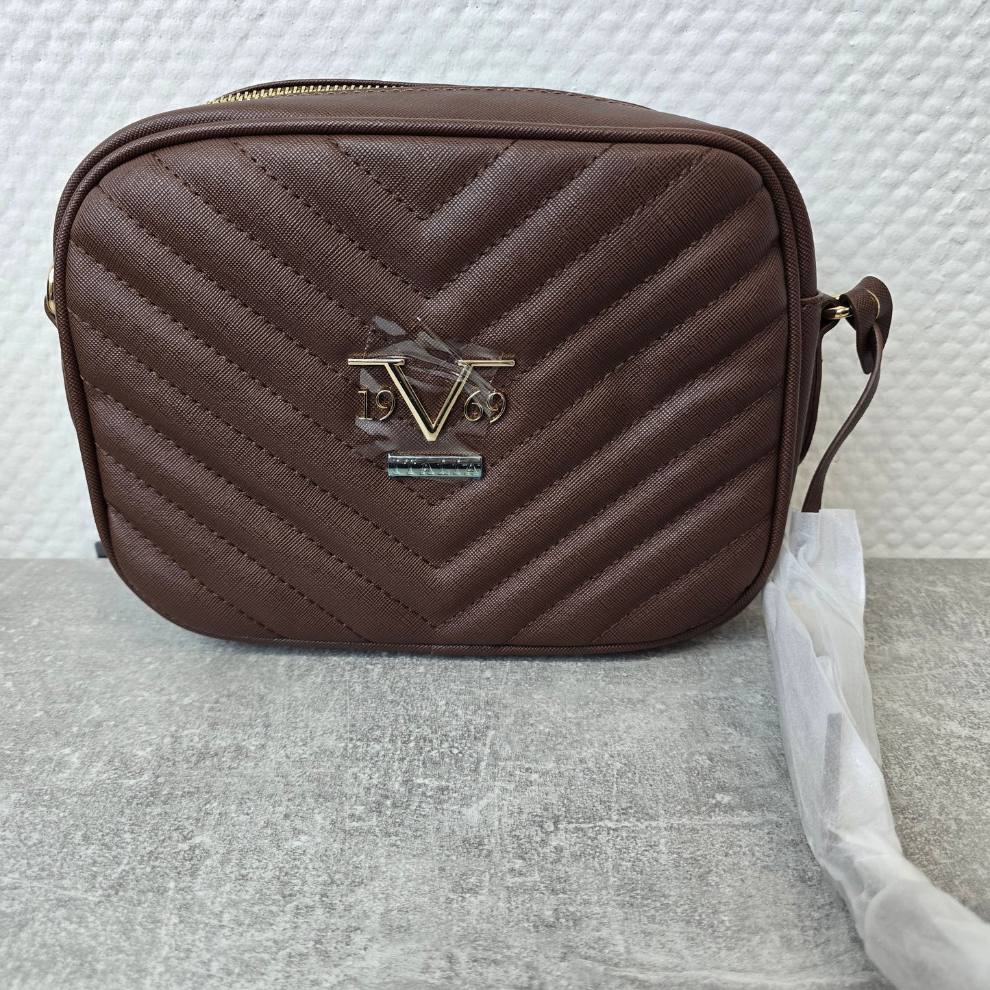 19v69 Italia by versace Handtasche Luna braun Gold