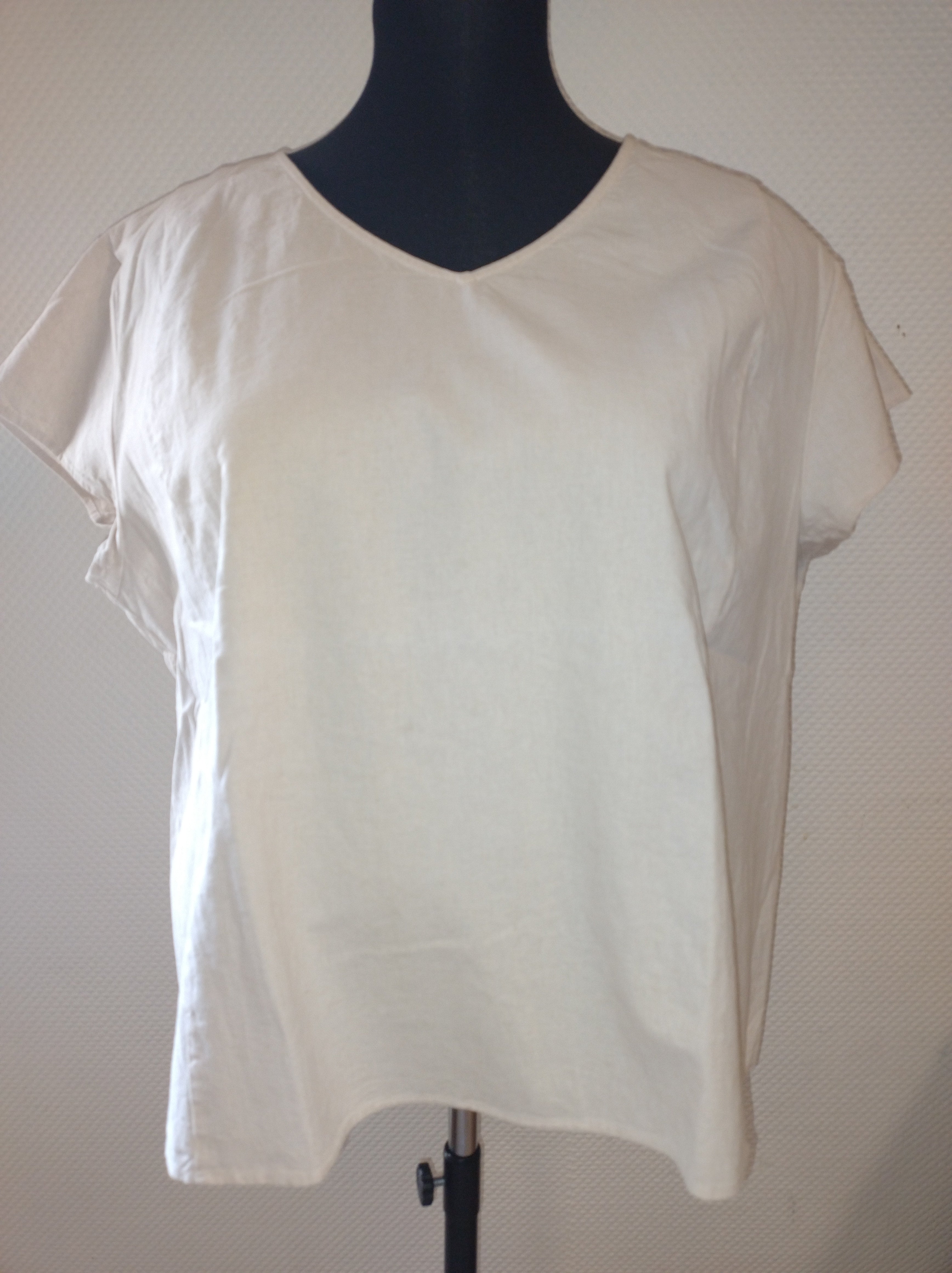 (U28) Ulla Popken T-Shirt offwhite 804430 300