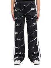 Carlo Colluci Damen Hose schwarz weiß -23-