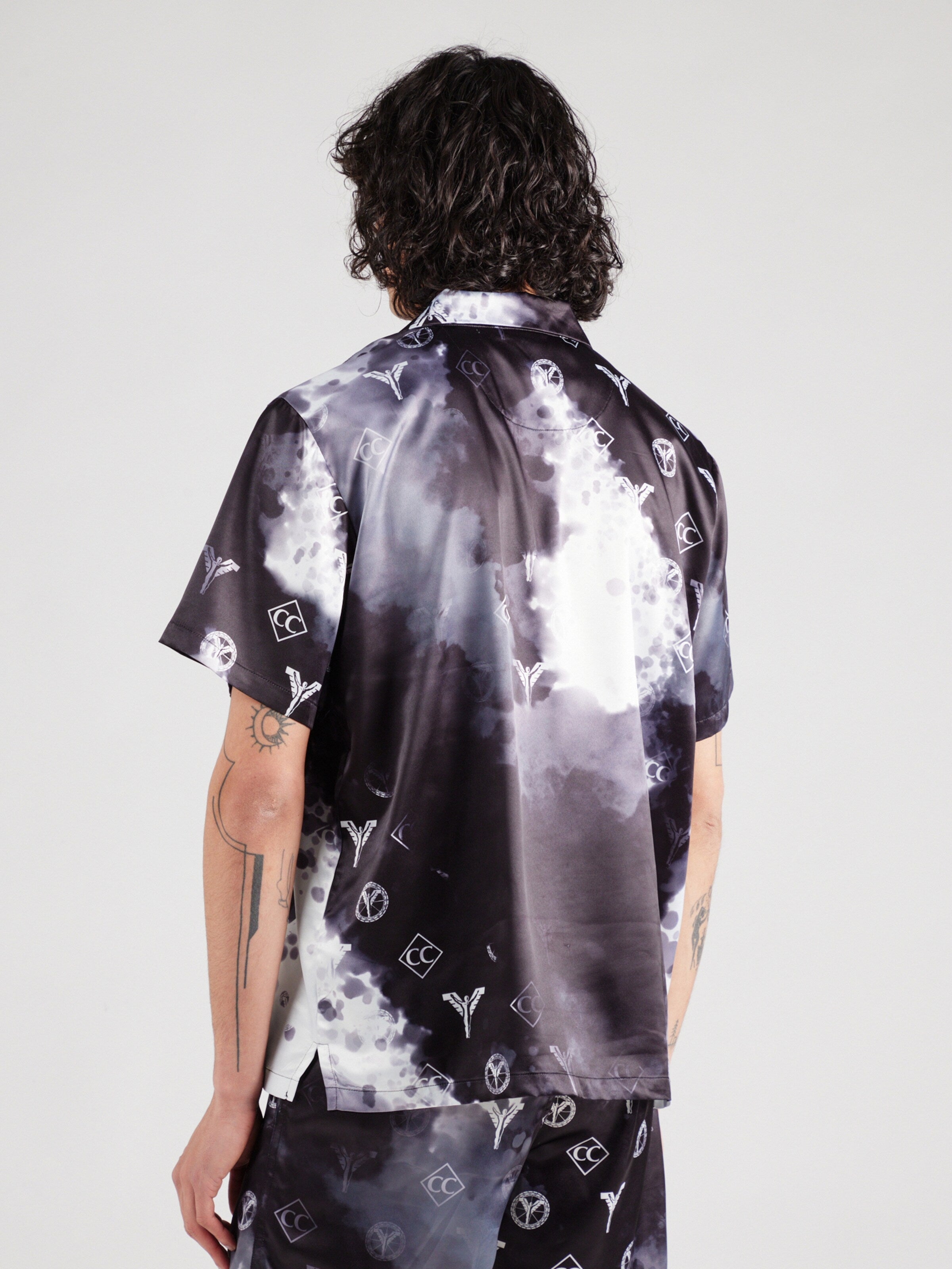 Carlo Colucci Satin Set schwarz GrS -St4-