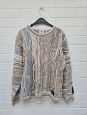 (100) Carlo Colucci 3d Strickpullover C12501 Col 561 beige