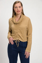 (U31) Ulla Popken Langarmshirt beige 807746 315