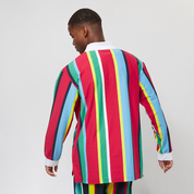 Karl Kani Poloshirt Langarmshirt bunt gestreift -184-