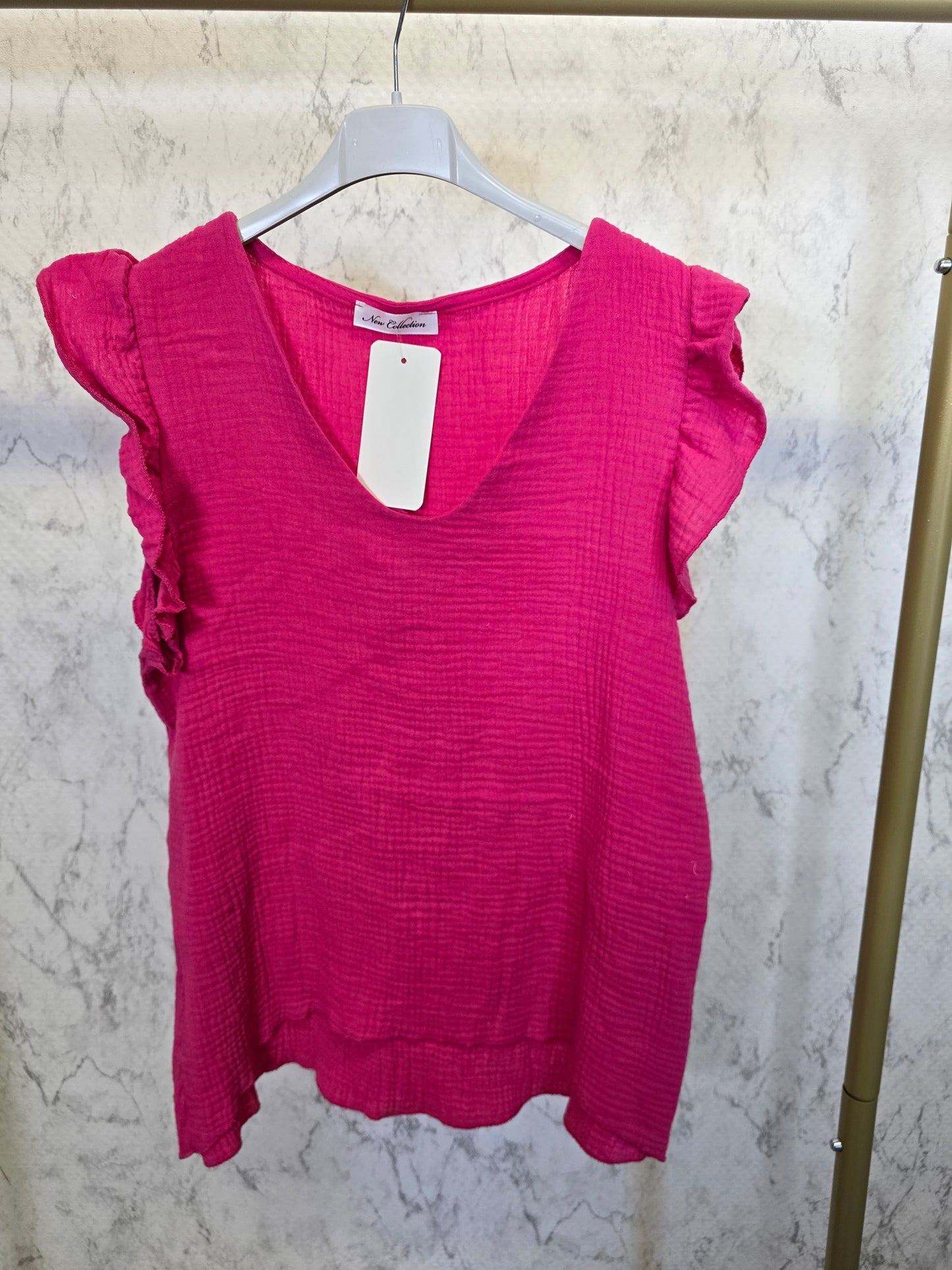 Musselin Bluse Baumwolle Sommer leicht