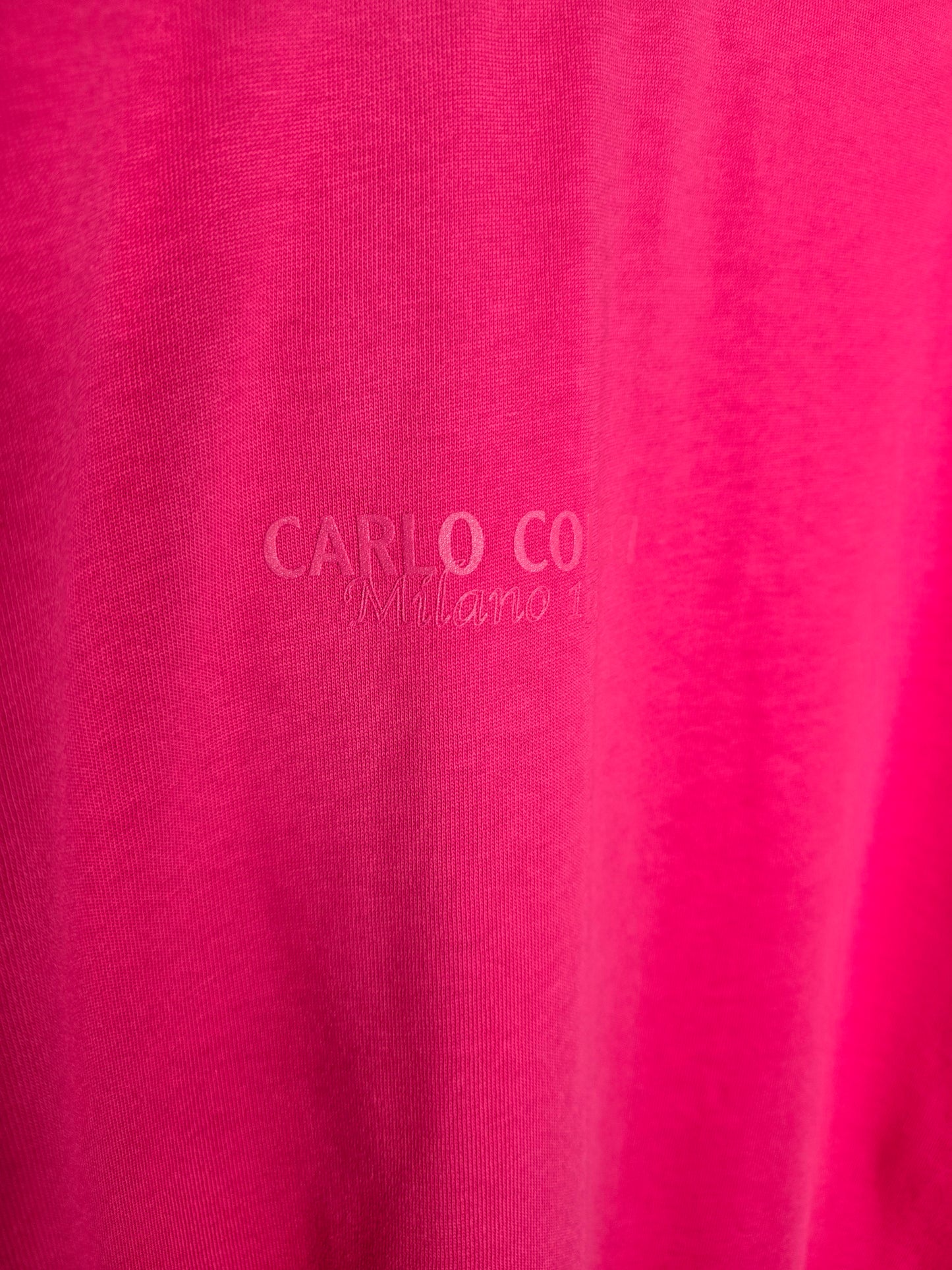 (41) Carlo Colucci T Shirt pink oversize unisex