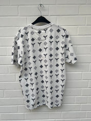 Original UVP 90€ Carlo Colucci Tshirt braun / weiß / schwarz