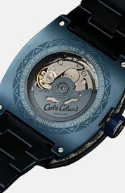 Nr7 Carlo Colucci Armbanduhr navyblau Metall + 2 Jahre Herstellergarantie