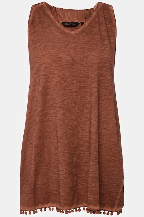 (U28) Ulla Popken Tanktop Braun 806493 337