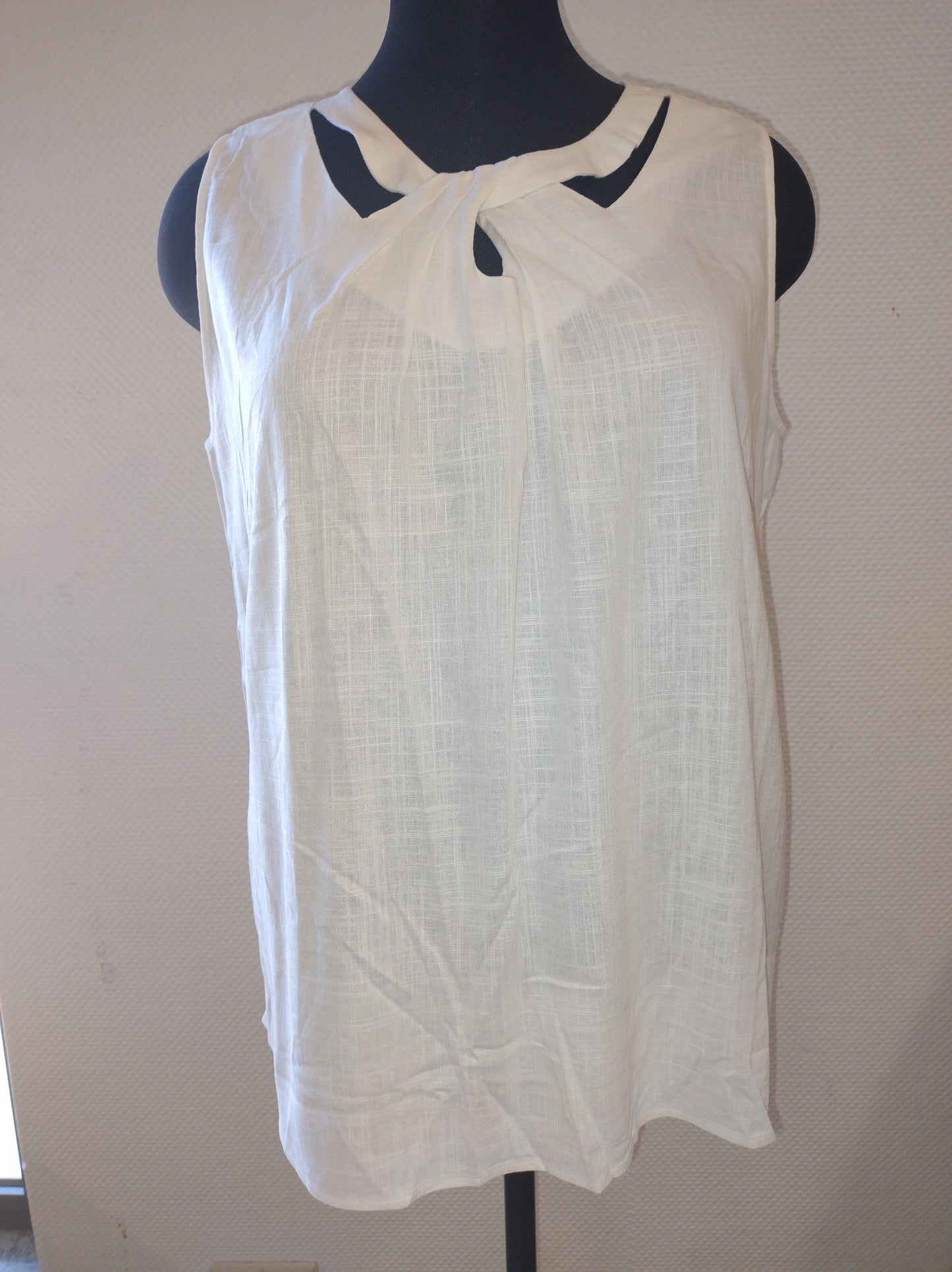 (U12) Ulla Popken Bluse Weiß 809463 200
