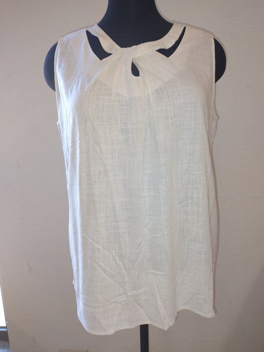(U12) Ulla Popken Bluse Weiß 809463 200