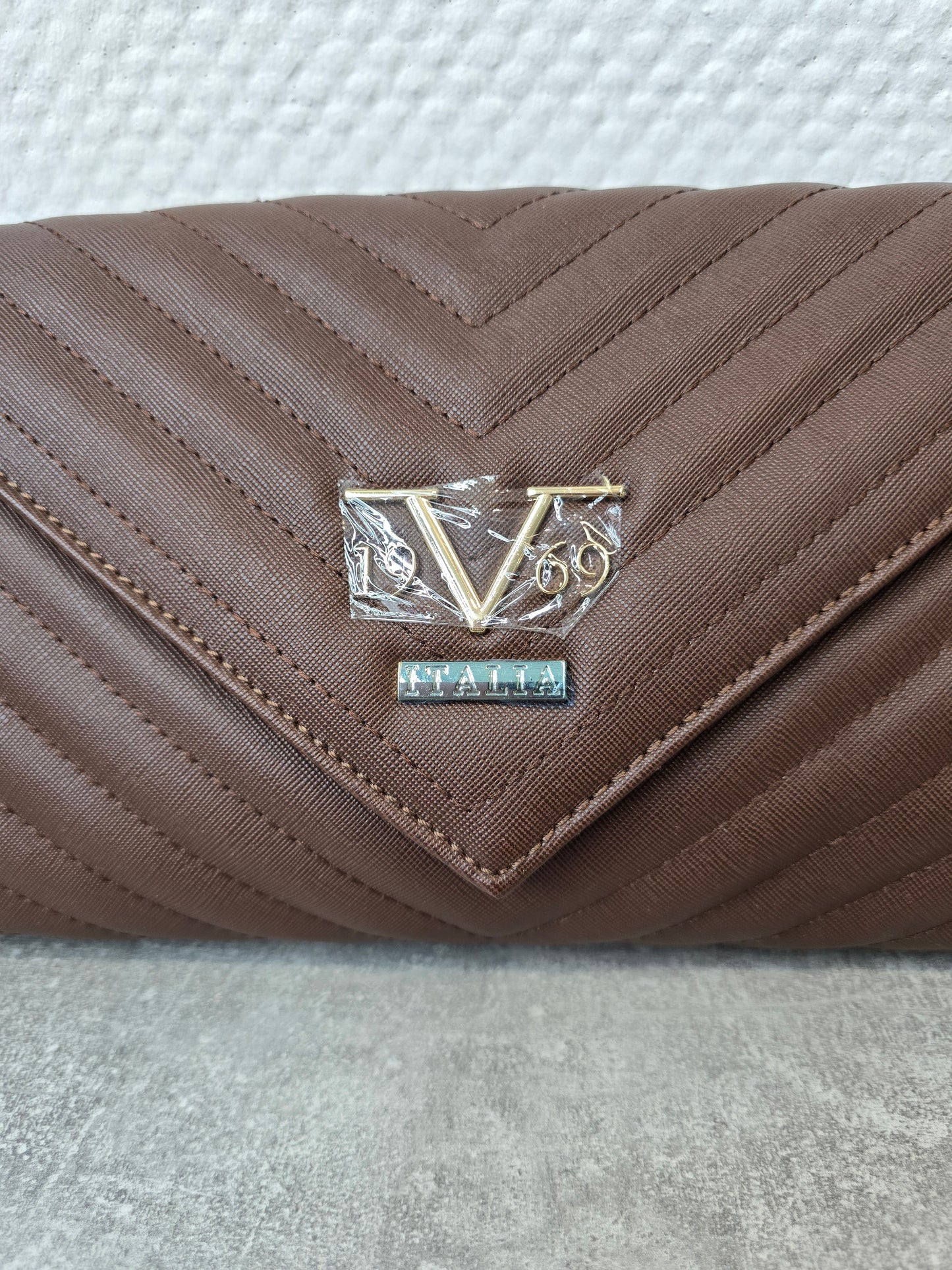 19v69 Italia By Versace Handtasche Leonarda Braun Gold