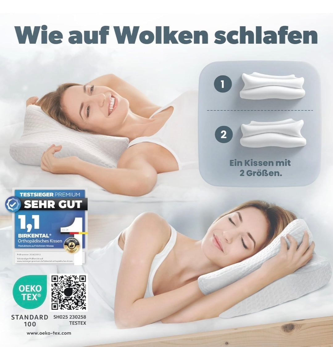 Birkenthal Kissen weiß