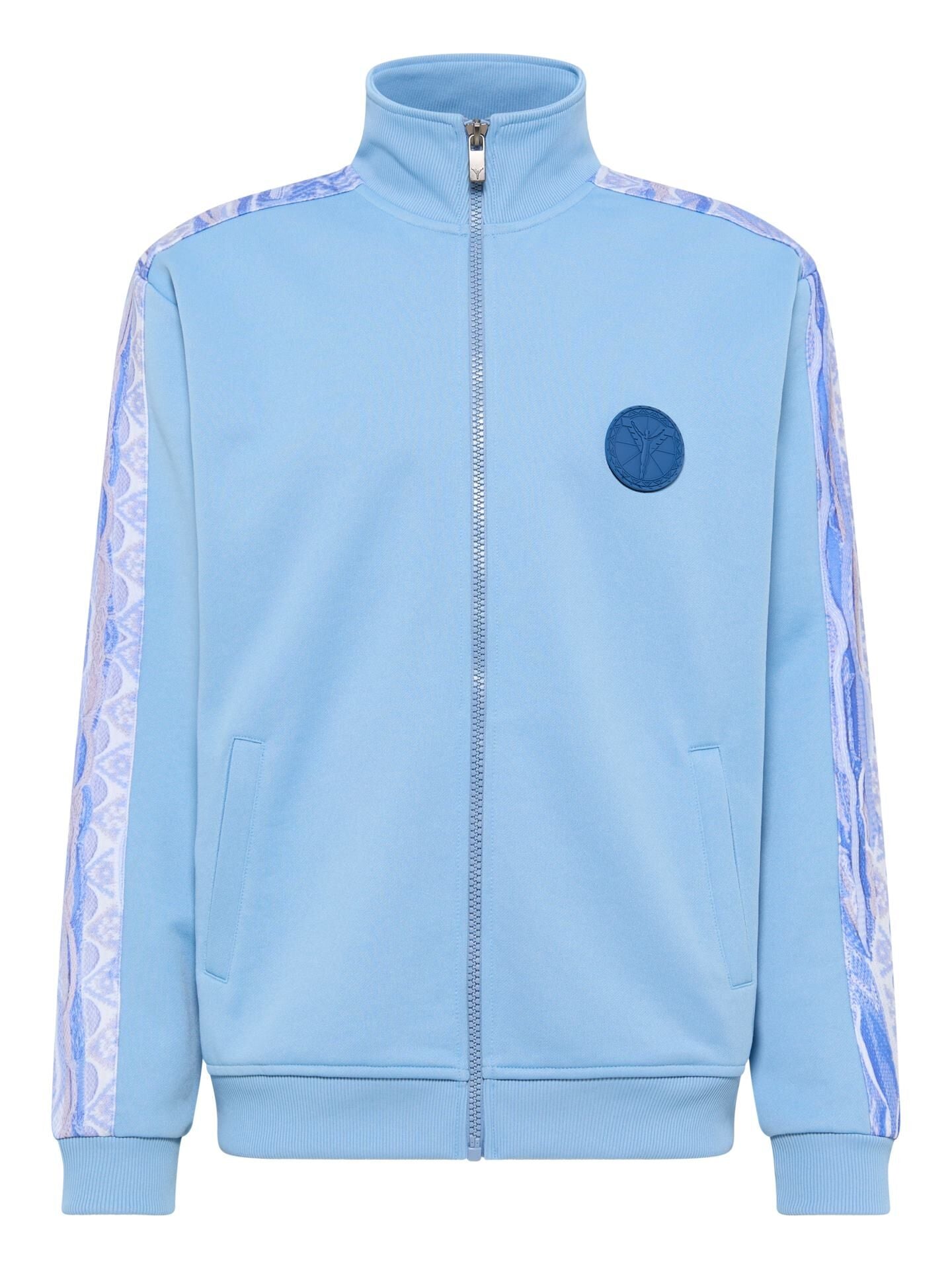 Carlo Colucci Sweatjacke hellblau unisex