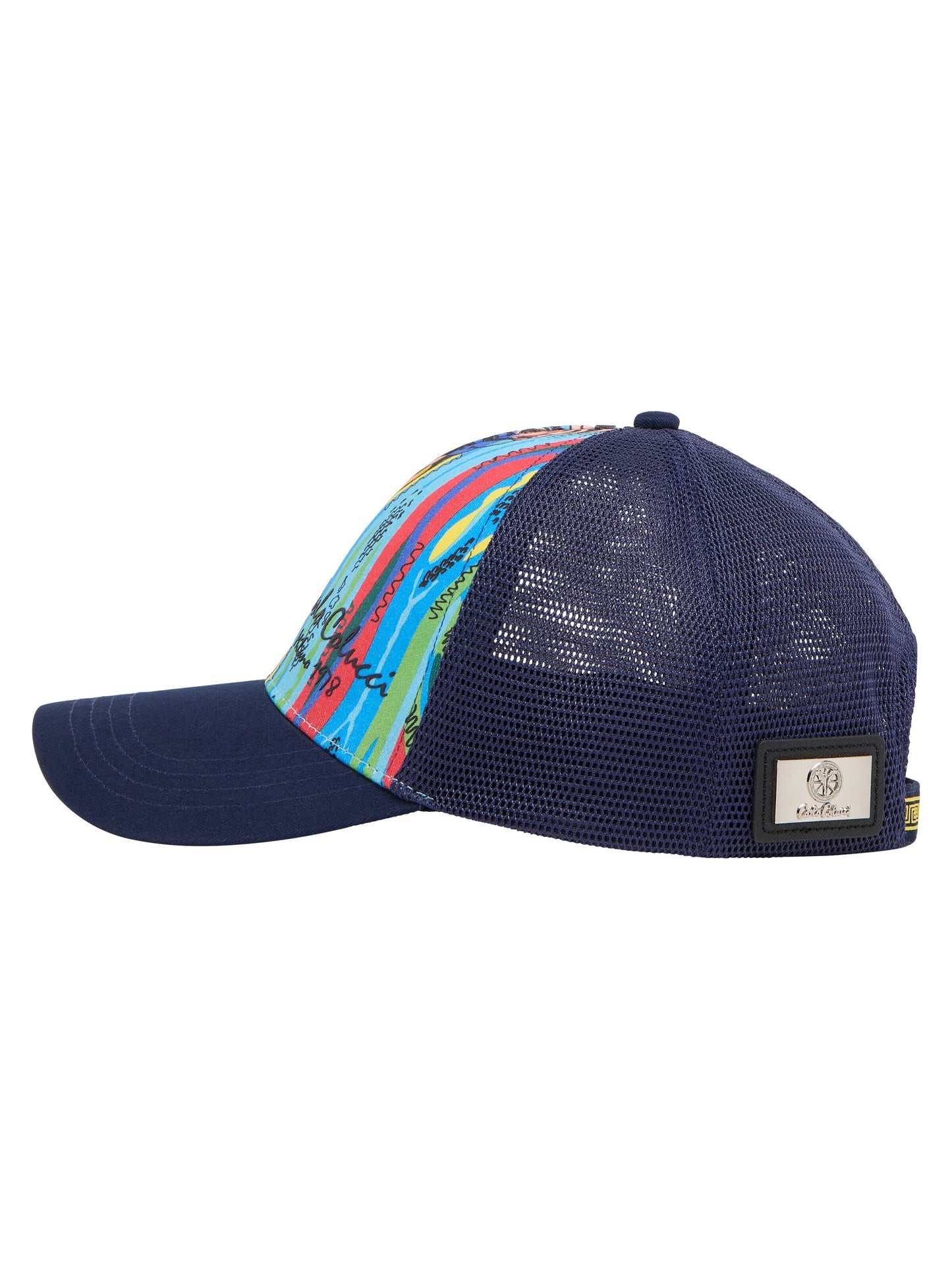 Carlo Colucci Base Cap navyblau bunt CC-201820-101