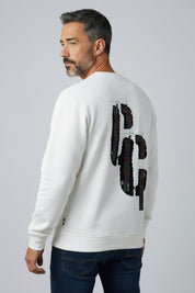 Carlo Colucci Sweatshirt weiß C5344-59