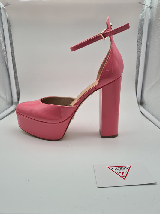 GUESS High Heels pink FL5CALPAT03 Plateau Sandaletten 39