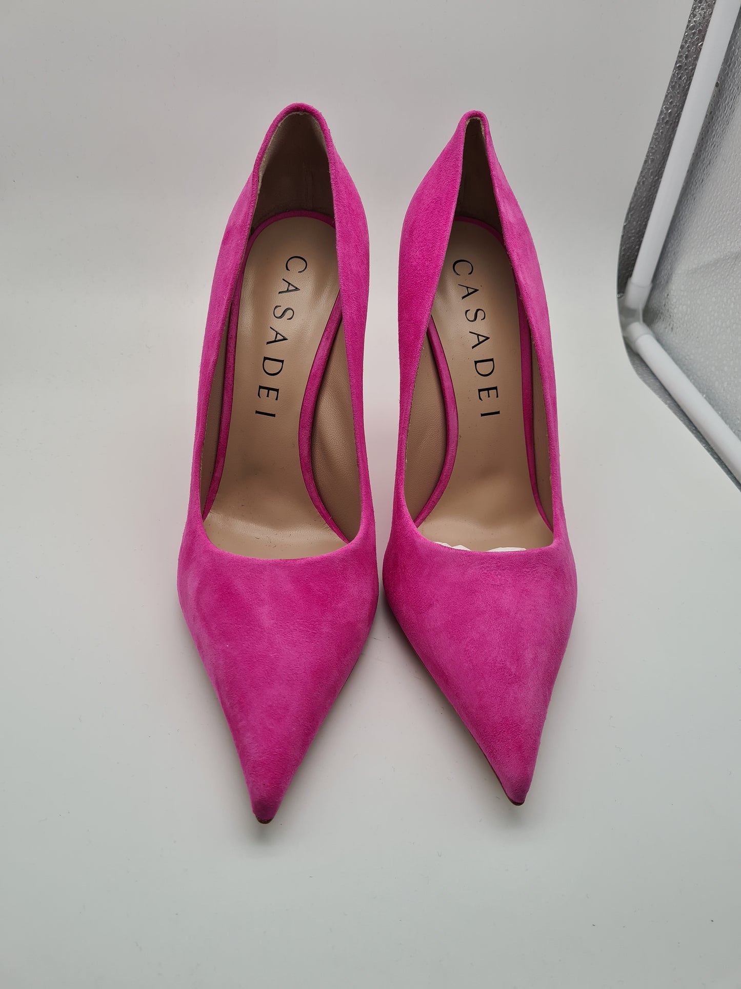 CASADEI JULIA classic High Heels pink Pumps Spitz