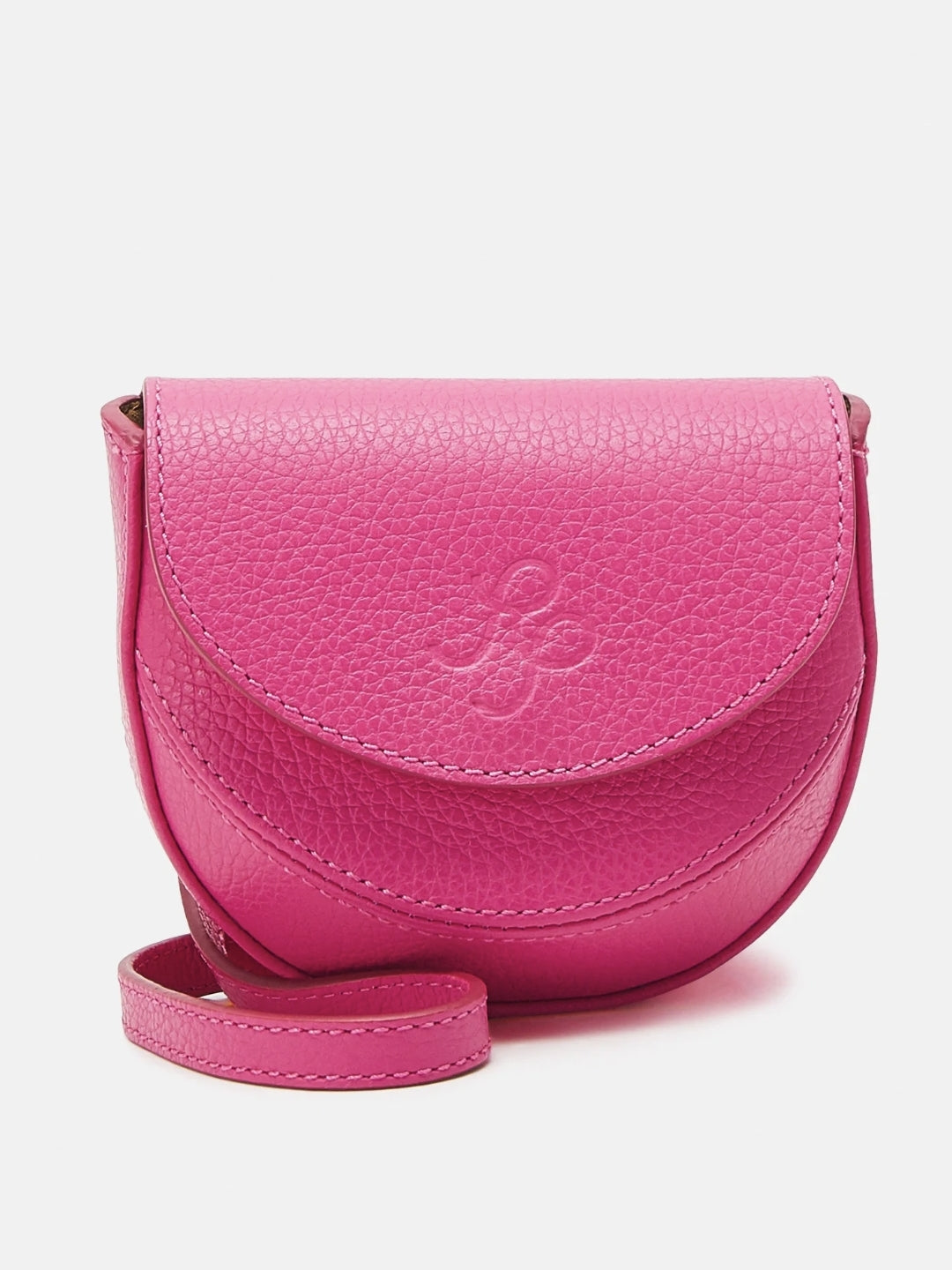 REJINA PIYO Umhängetasche Mini Bauchtasche Grainy Leather Hot Pink