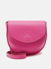 REJINA PIYO Umhängetasche Mini Bauchtasche Grainy Leather Hot Pink
